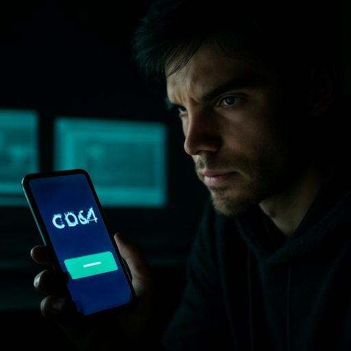 CD44 হাতে ধরা মোবাইল স্ক্রিন